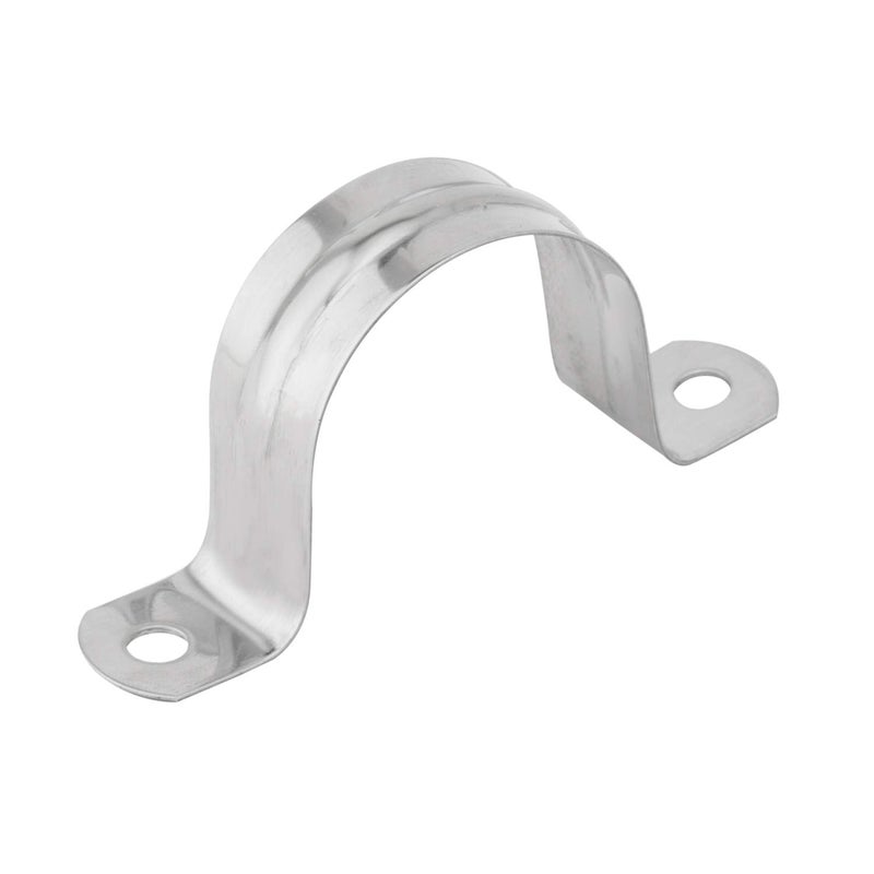 ISPINNER 25pcs M40 Stainless Steel Rigid Pipe Strap for 1-1/2 Inch Hose OD, 2 Holes Cable U Bracket Clamp Hanger Tube Strap Tension Clips - Image 5